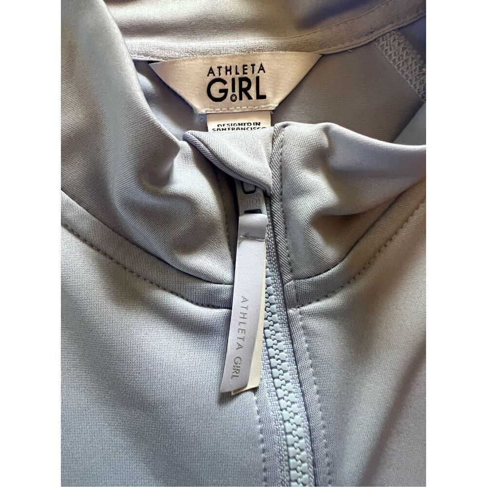 Athleta Girl Serenity Blue Periwinkle Blue Activate Half Zip Long Sleeve Top XXL - Picture 6 of 9
